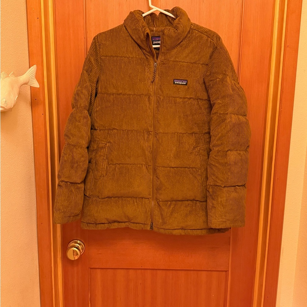 Patagonia Women's Cord Fiord Jacket NWT Discontinued Shelter Brown Color M - Picture 2 of 9